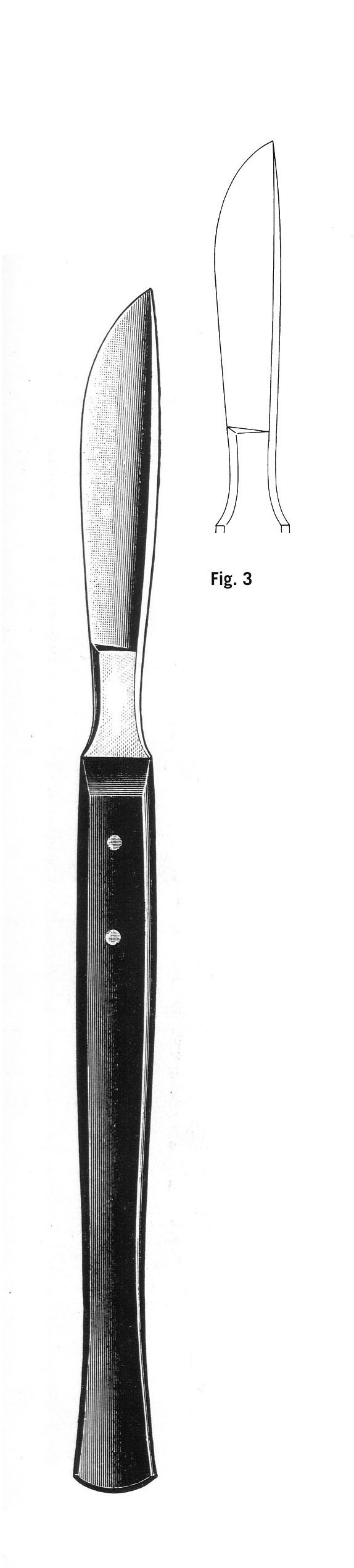 TENETOMİ BIÇAĞI FİBER SAPLI 16,5CM